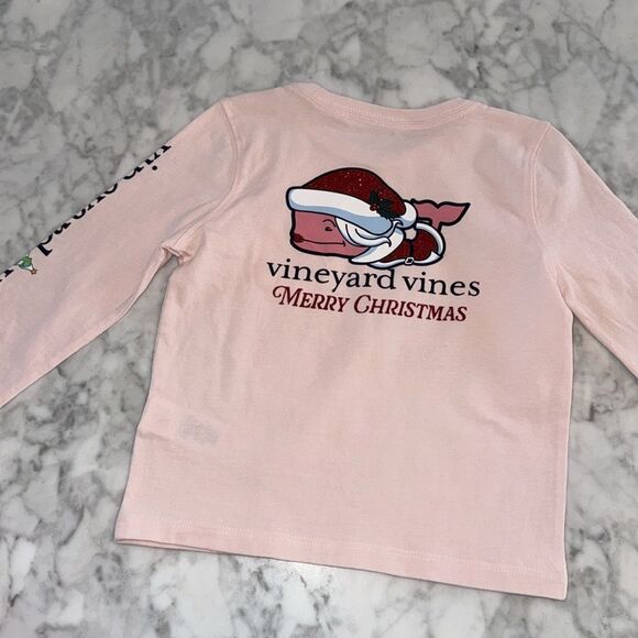 VVines Kids' Pink and White Long Sleeve Shirts 3T - Picture 12 of 12